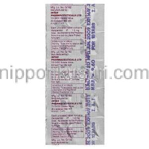 ハロペリドール(セレネースジェネリック) , Trancodol DT,  1.5mg 錠 (Intas)　包装