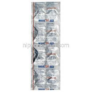 モックス CV (アモキシシリン 250mg/ クラブラン酸 125mg) 錠剤