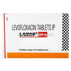 ロクソフ (レボフロキサシン) 500mg 箱