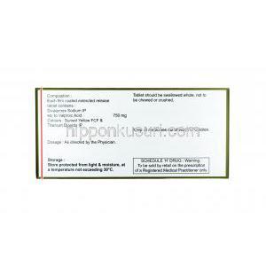 ディバルグレス (ジバルプロエクス) 750mg 服用方法
