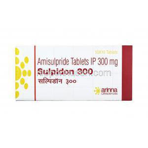 スルピドン (アミスルプリド) 300mg 箱