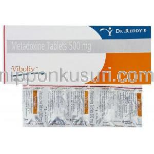 メタドキシン,  Viboliv - DRL 500mg 錠　(Dr Reddy) 箱・包装