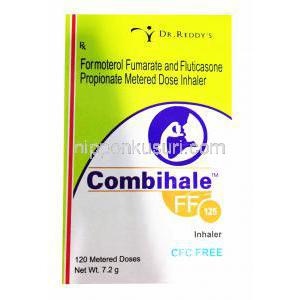 フマル酸フォルモテロール/フルチカゾン 配合 吸入剤,6mcg/125mcg 125回分,フロン類不使用,製造元