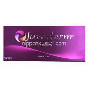 Juvederm Ultra 3, 2 x 1 mL, box top presentation