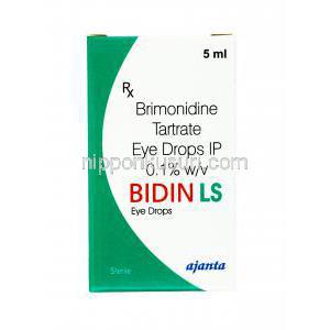 ビディン LS 点眼薬 (ブリモニジン酒石酸塩) 箱