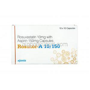 ロスター A (ロスバスタチン/ アスピリン(ASA)) 150mg 箱