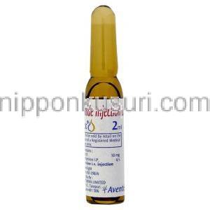 ラシックス, フロセミド注射, 10本入り, 10mg/4ml, 製造元：サノフィ, 箱表面