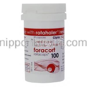 フマル酸ホルモテロール / ブデソニド配合 （シンビコート ジェネリック）, Foracort, 6mcg / 100mcg 吸