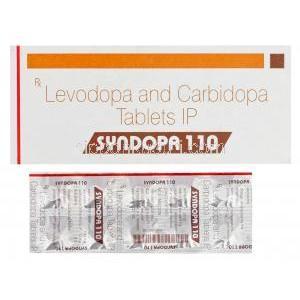 Syndopa110　シンドパ、ジェネリックシネメット、レボドパ100mg　カルビドパ10mg