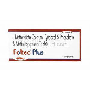 フォルテック プラス (L-メチルフォレート/ ピリドキサール-5-リン酸塩/ メチルコバラミン) 箱