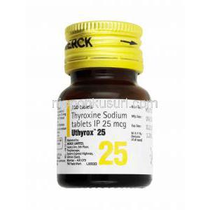 ユーシロクス (チロキシン) 25mcg ボトル