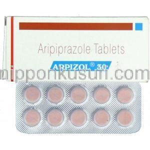 ジェネリック・アビリファイ、アリピプラゾール30 mg 錠