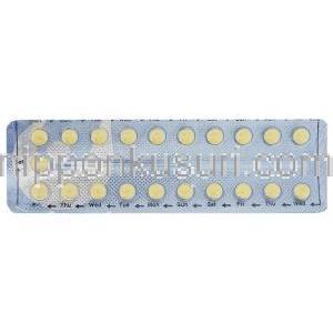 ドロスピレノン/エチニルエストラジオール配合（ヤスミン ジェネリック）, Crisanta, 3m 0.03mg 錠 (Cipla