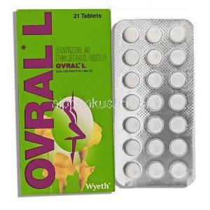 オブラル L 21錠 (レボノルゲストレル 0.15MG/エチリル・エストラディオール 0.03MG)