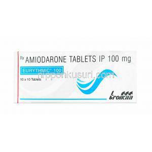 ユーリスミック (アミオダロン) 100mg 箱