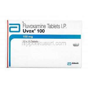 ウボックス (フルボキサミン) 100mg 箱