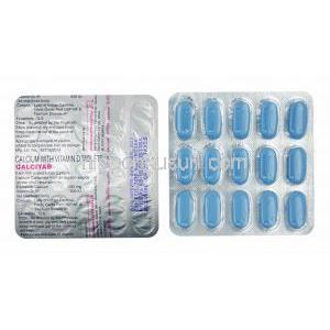 カルシタブ (カルシウム/ ビタミンD3 (コレカルシフェロール)) 錠剤