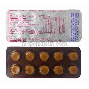 ミルナイト (ミルタザピン) 30mg 錠剤