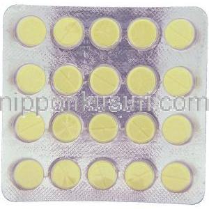 シンナリジン, Stugeron Forte, 75 mg 錠 (Johnson and Johnson) 包装