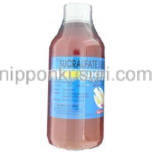 スクラルファート, フクラフィル Sucrafil, 500mg/ 5ml 200ml 懸濁性内服液 (Fourrts) 成分