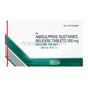 ソルタス OD (アミスルプリド) 200mg 箱