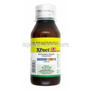 エクスペクト LS 内服液,　アンブロキソール/ レボサルブタモール/ グアイフェネシン配合薬