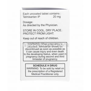 マックサート (テルミサルタン) 20mg 成分
