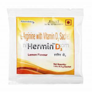ヘルミン D3 パウダー (L-アルギニン/ ビタミンD3) 包