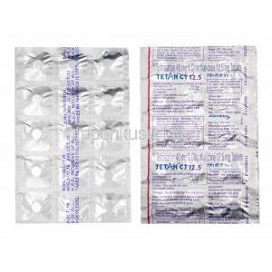 テタン CT (テルミサルタン/ クロルタリドン) 12.5mg 錠剤