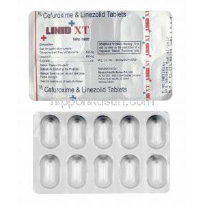 リニッド XT (セフロキシム/ リネゾリド) 錠剤