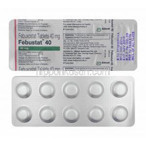 フェブスタット (フェブキソスタット) 40mg 錠剤