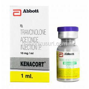 ケナコルト 注射 (トリアムシノロン) 10mg 箱、バイアル