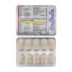 オクスマゼトール ER (オクスカルバゼピン) 600mg 錠剤