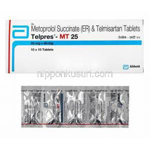 テルプレス MT (テルミサルタン/ コハク酸メトプロロール)