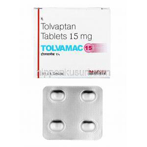 トルバマック (トルバプタン) 15mg 箱、錠剤