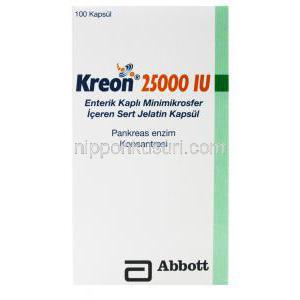 クレオン,25,000IU カプセル,製造元：Abbott, 箱