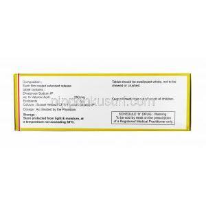 ディバルグレス (ジバルプロエクス), 250mg, 成分