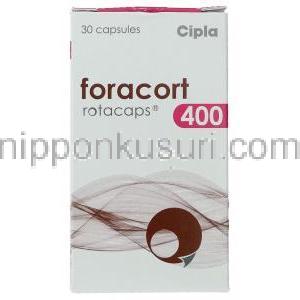 フマル酸ホルモテロール / ブデソニド配合 （シンビコート ジェネリック）, Foracort, 6mcg / 400mcg 吸