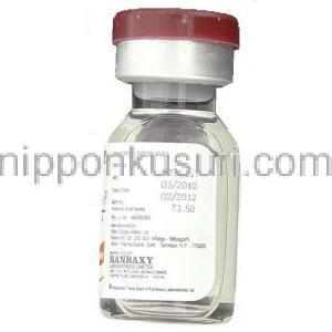 アミカシン（ビクリン ジェネリック）, Alfakim, 500mg 2ml 注射 (Ranbaxy) ボトル 製造者情報