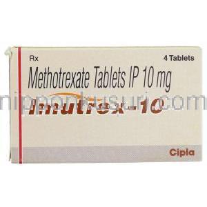 イミュトレックス Imutrex, メトトレキサート 10mg 錠 (Cipla) 箱