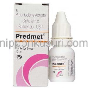 プレドニゾロン酢酸エステル, Predmet, 1% 10 ml 点眼液 (Sun Pharma)