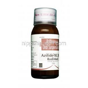アジライド XL  レディミックス 経口懸濁液,  アジスロマイシン  5mlあたり200 mg ,  経口懸濁液 30ml , ボトル