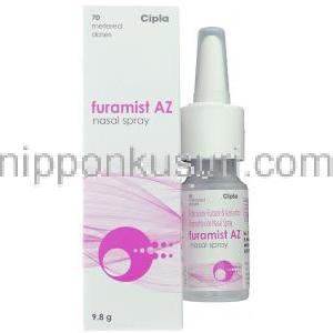 フルチカゾン/アゼラスチン,  フラミストＡＺ 27.5mcg / 140mcg 鼻スプレー (Cipla)