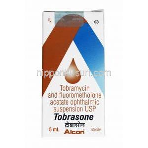 トブラソン 懸濁性点眼薬 (トブラマイシン/ フルオロメトロン) 箱