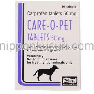 カルプロフェン （リマディル ジェネリック）, Care-O-Pet  50mg 錠 (Cipla) 箱