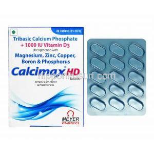 カルシマックス HD ,カルシウム/ リン/ マグネシウム, 箱, シート
