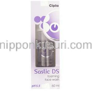 サリチル酸配合, Saslic DS, サリチル酸 2% 60ML フォーミング洗顔料 (Cipla)