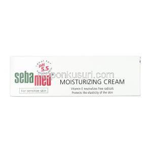 セバメド 保湿クリーム, ワセリン、Myreth-3ミリスチン酸、グリセリンおよびその他の皮膚保湿成分, クリーム 50ml, 箱表面