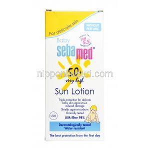 ベビーセバメド Spf 50+ 日焼け止めローション