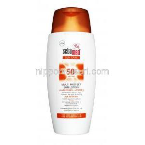 セバメド マルチプロテクトサンローション, Spf 50+ 日焼け止めローション, 150 ml, ボトル